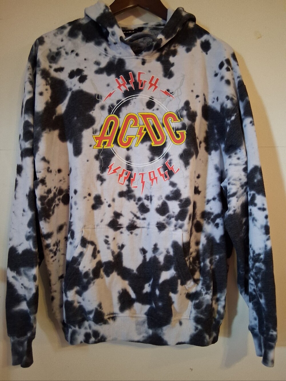 AC/DC High Voltage Hoodie Gray Women